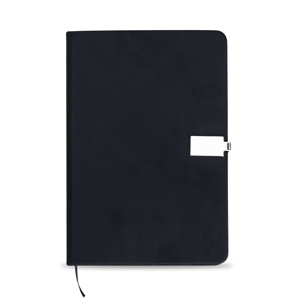 Caderneta Tipo Moleskine Fecho Magnético Personalizado MB18504 - Imagem 2