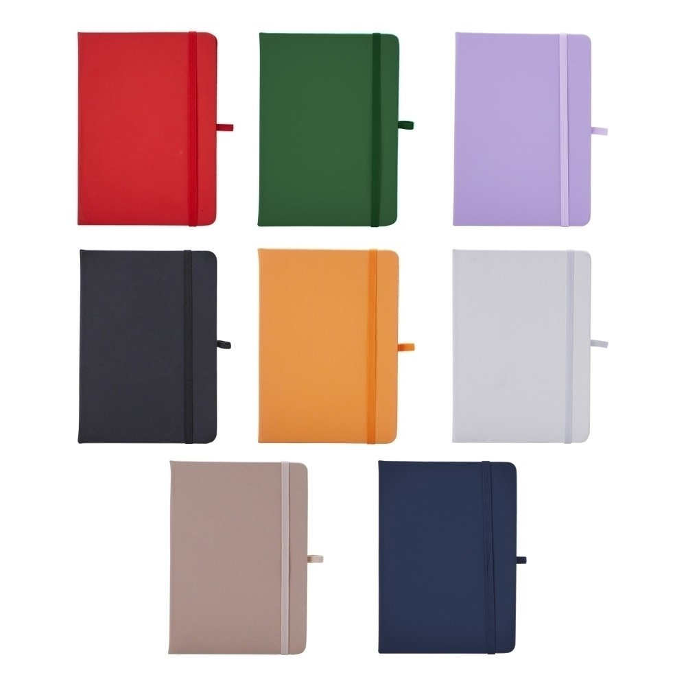 Caderneta Tipo Moleskine Emborrachado Personalizado MB5067