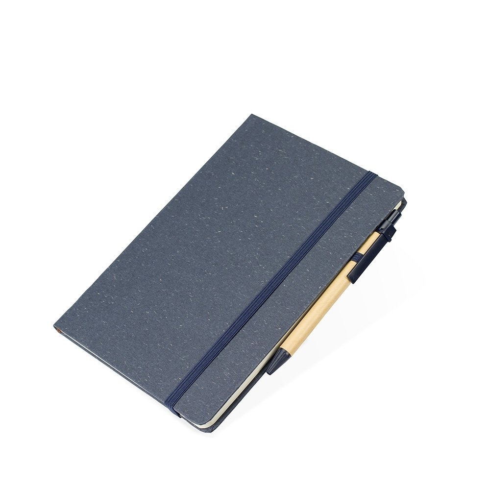 Caderneta Tipo Moleskine Capa Fibra de Arroz Personalizado MB8290 - Imagem 2