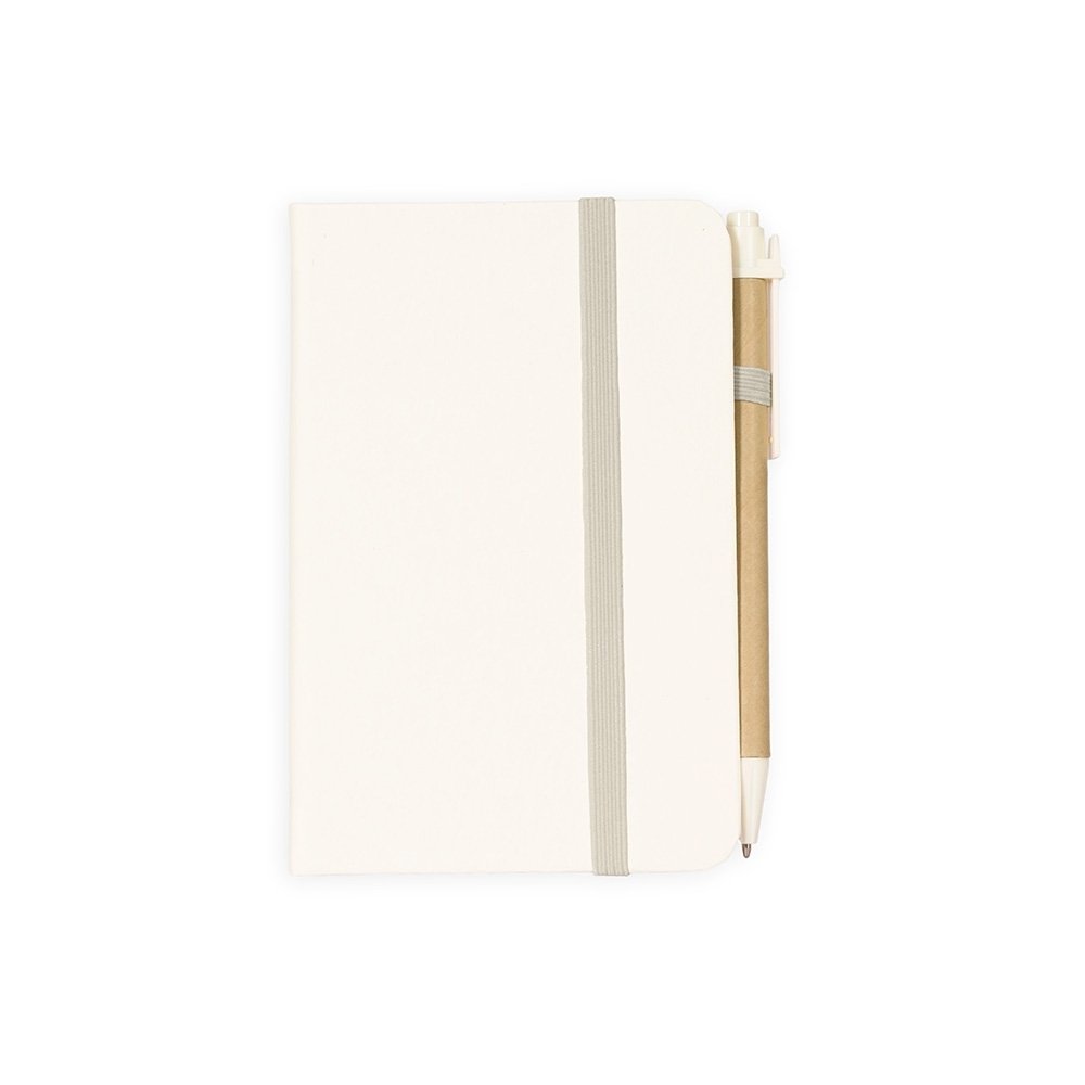 Caderneta Tipo Moleskine Capa Palha de Trigo Personalizado MB8288 - Imagem 6