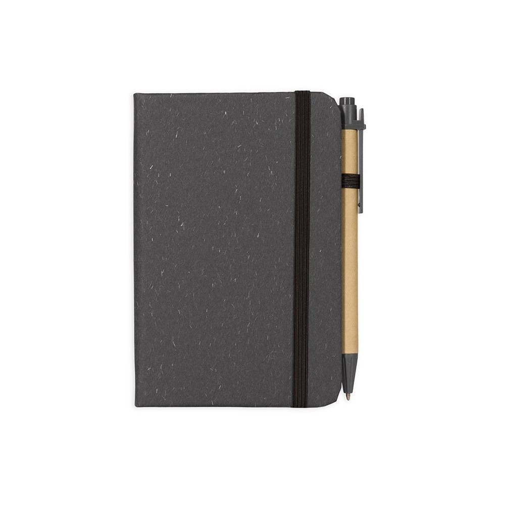 Caderneta Tipo Moleskine Capa Palha de Trigo Personalizado MB8288 - Imagem 7