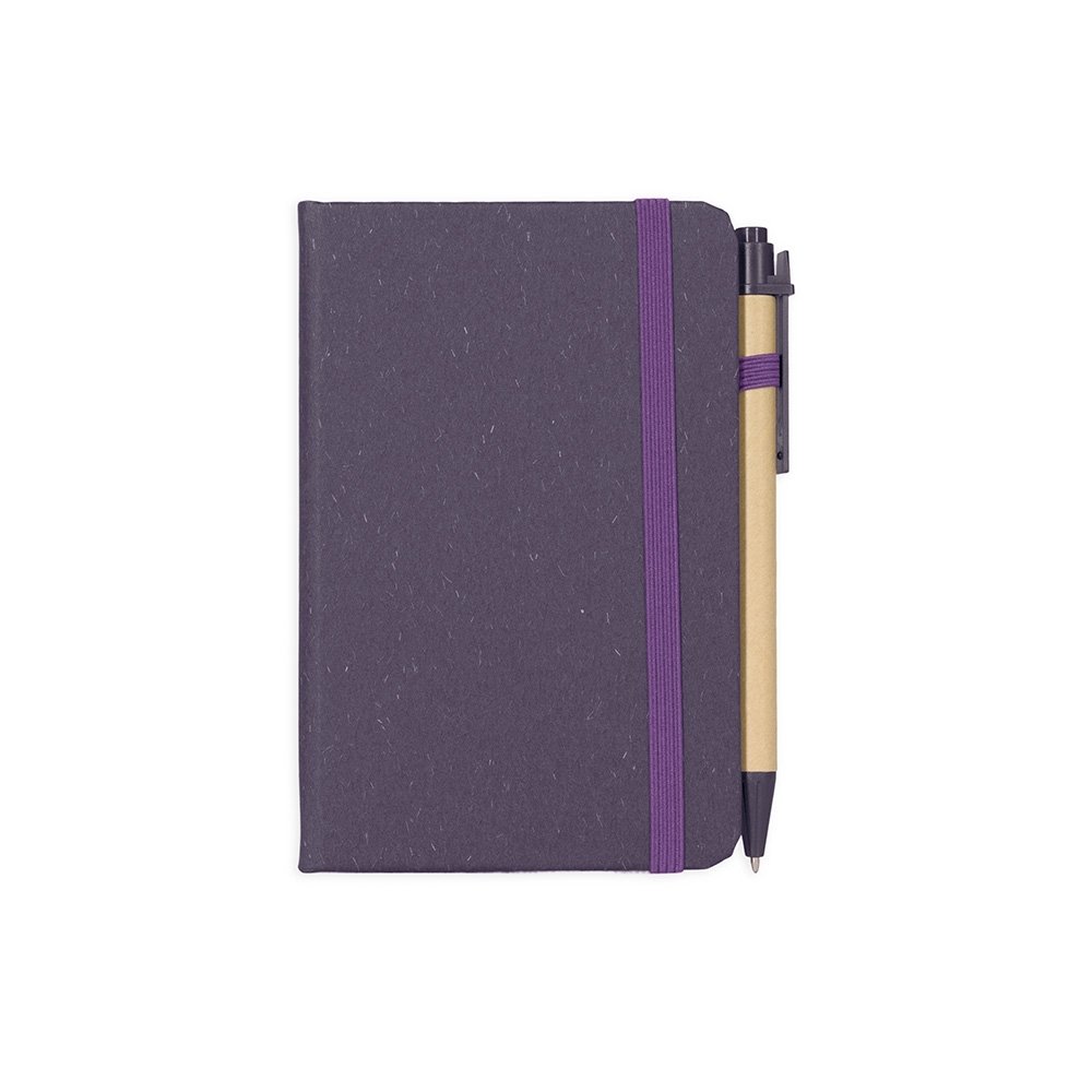 Caderneta Tipo Moleskine Capa Palha de Trigo Personalizado MB8288 - Imagem 8