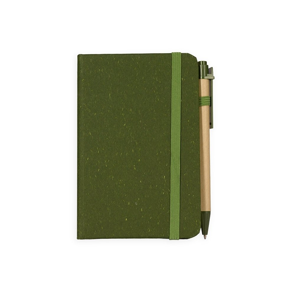 Caderneta Tipo Moleskine Capa Palha de Trigo Personalizado MB8288 - Imagem 9