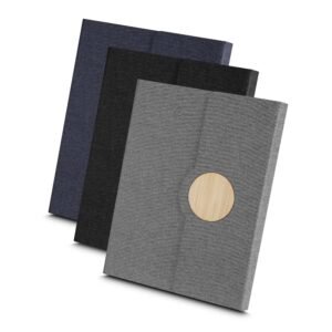 Caderneta Capa Tecido rPet Fecho Magnético Personalizado MB15215