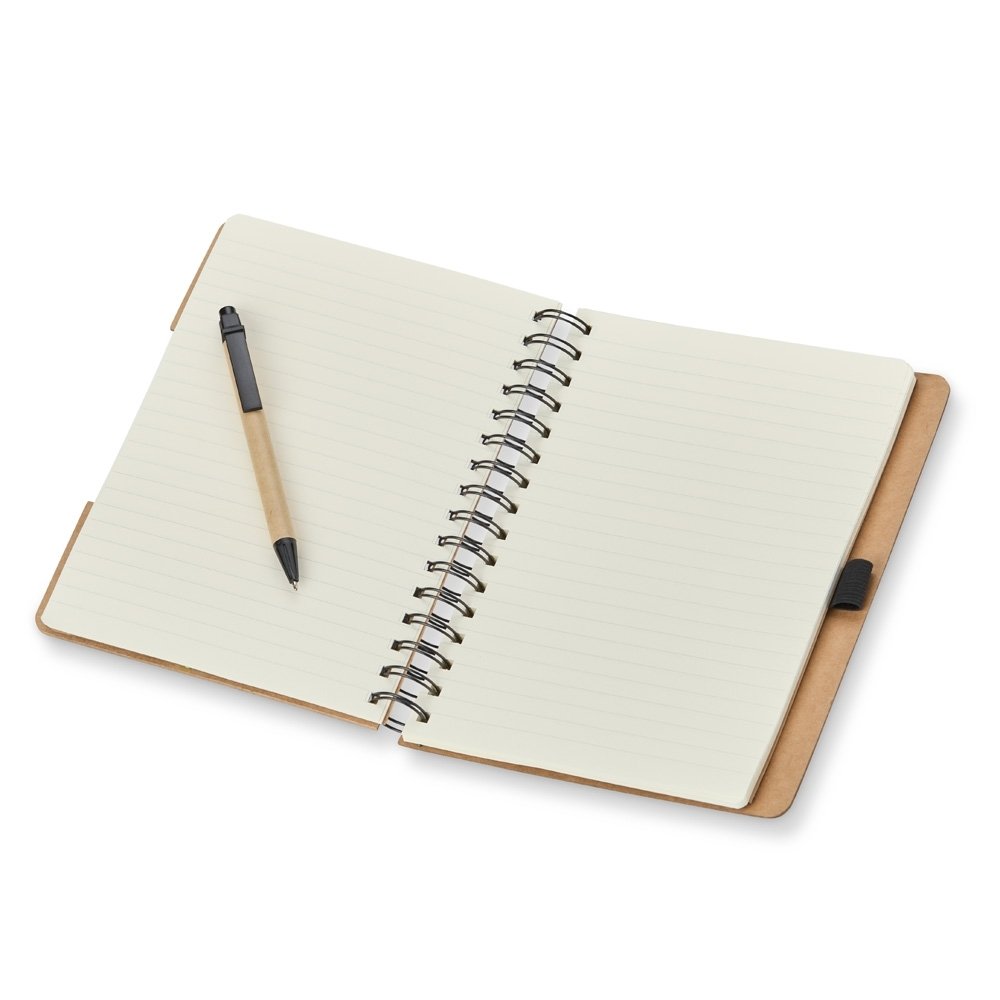 Caderno com Capa Kraft Post-it com Caneta Personalizado MB11195 - Imagem 3