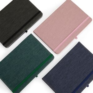 Caderneta Tipo Moleskine Capa em Linho Personalizado MB15314