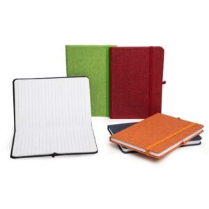 Caderneta Tipo Moleskine Capa em Linho Personalizado MB6104