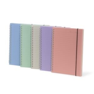 Caderno com Capa Plástica Personalizado MB5058B