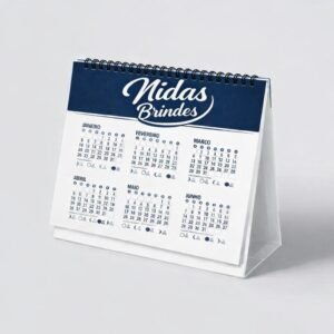 Calendário de Mesa 12x15cm Personalizado Colorido