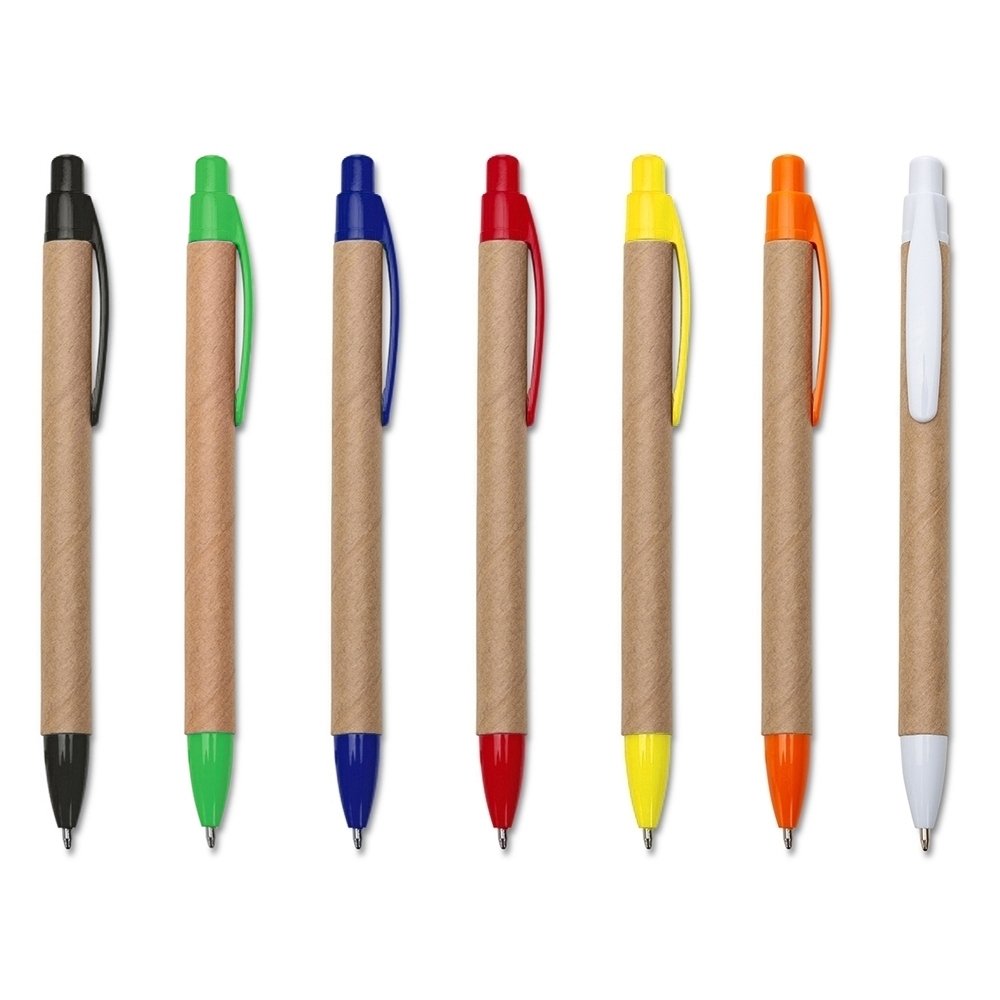 Caneta Ecológica de Papelão Personalizada MB18542