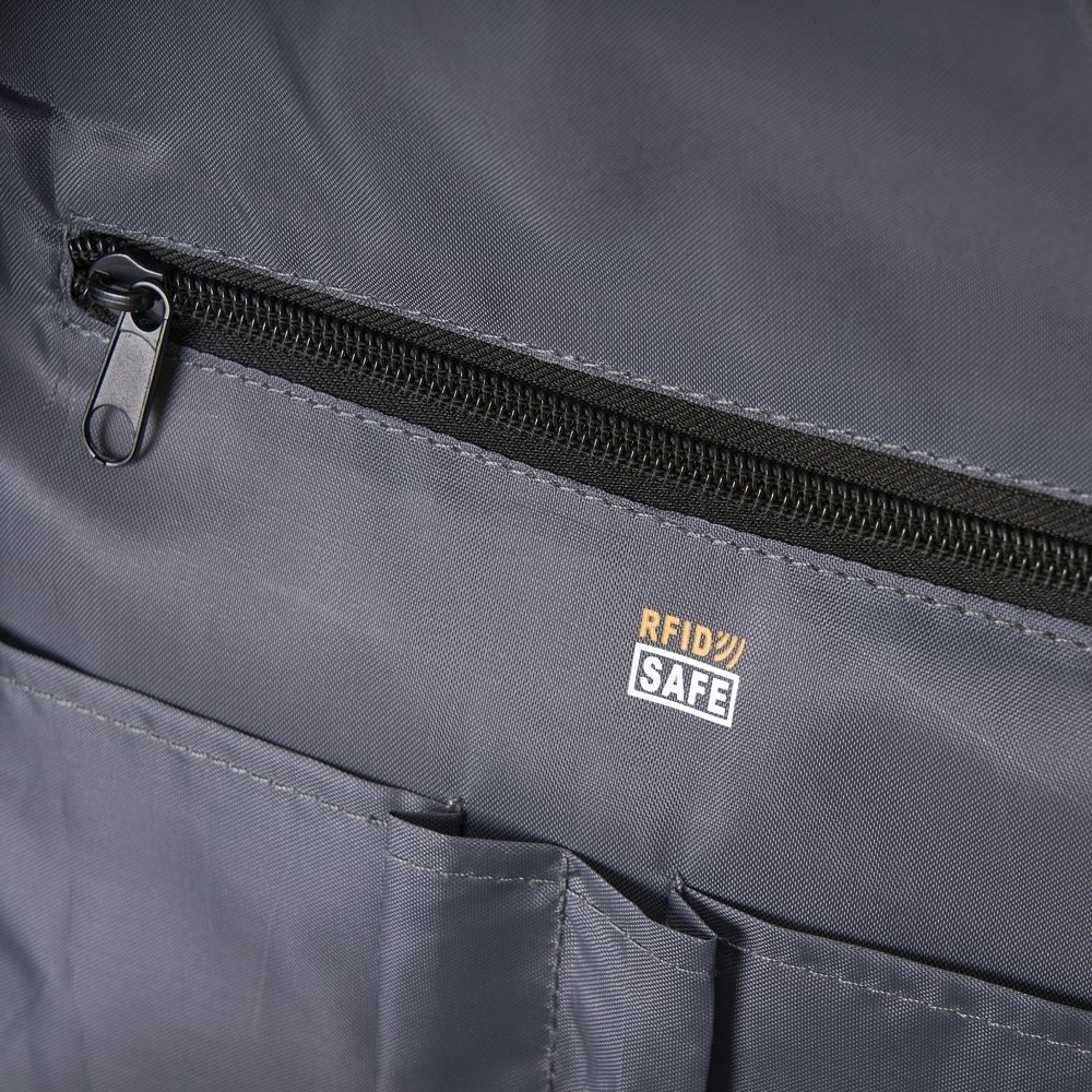 Mochila de Poliéster com Bloqueador RFID Personalizada MB14778 - Imagem 7