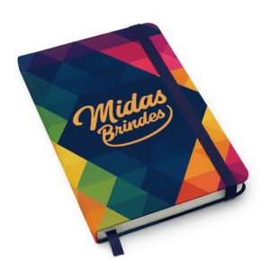 Caderneta Tipo Moleskine Personalizado – Capa Dura Colorida