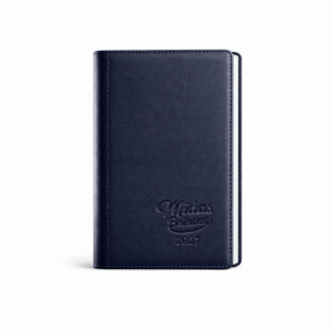 Agenda Diária 2027 Personalizada – Couro Sintético Baixo Relevo