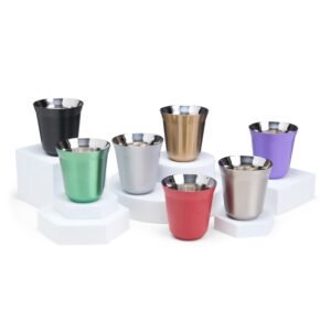 Copo de Inox Parede Dupla 150ml MB8245