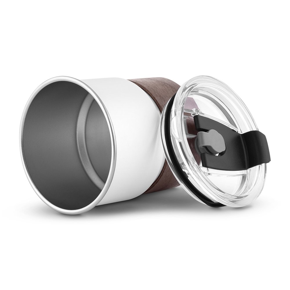 Copo Térmico de Inox e Fibra de Noz com Canudo 250ml MB15356 - Imagem 2