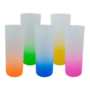 Copo Long Drink Plástico Fosco Degradê 350ml