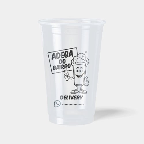 Copo Plástico Descartável Personalizado