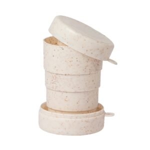 Copo Ecológico Retrátil de Palha de Arroz 200ml MB14915