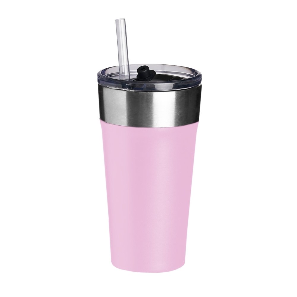 Copo Térmico de Inox Parede Dupla com Canudo 500ml MB18655 - Imagem 9