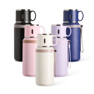 Garrafa Térmica de Inox Parede Dupla 600ml MB18975