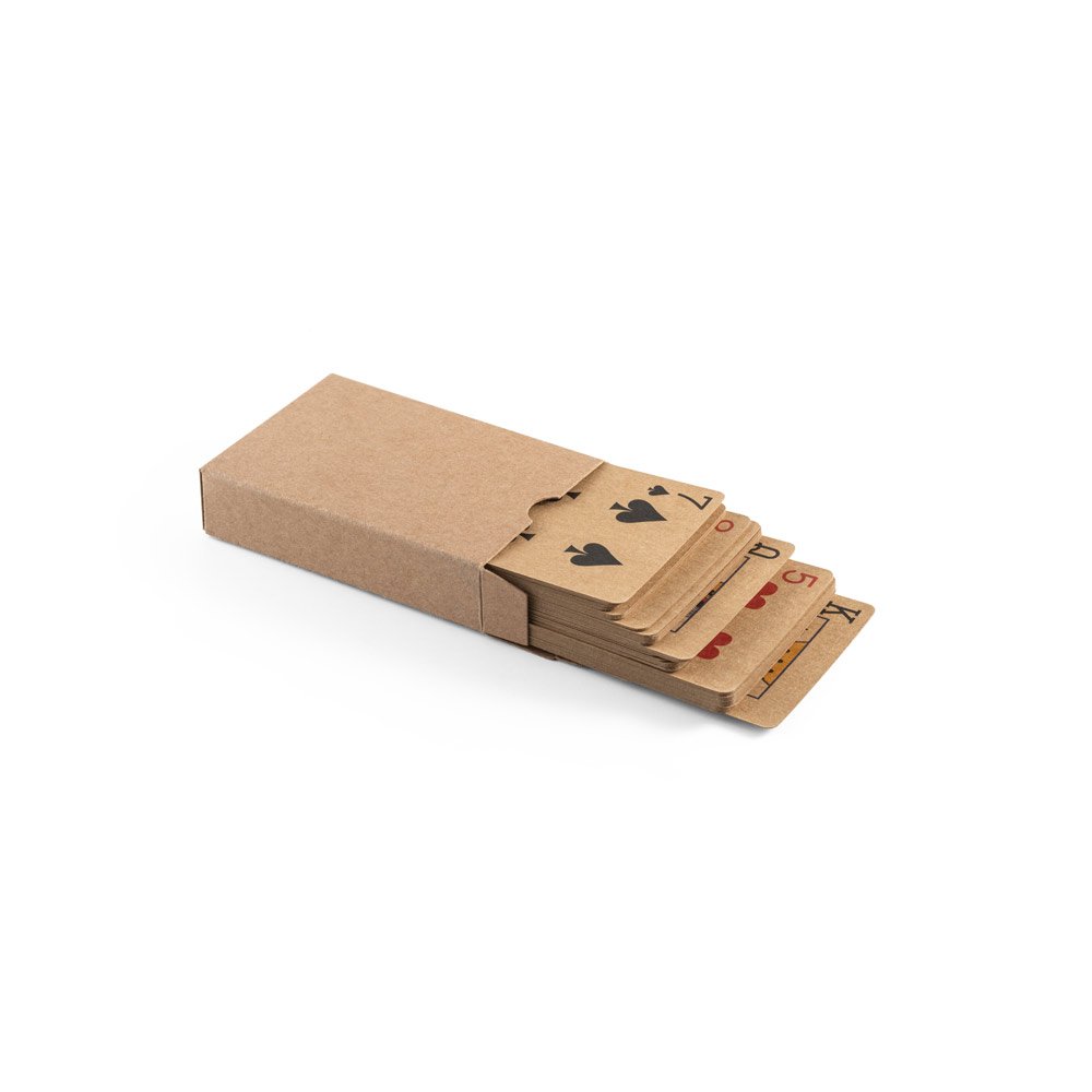 Jogo de Baralho Personalizado em Papel Kraft MB98149 - Imagem 3