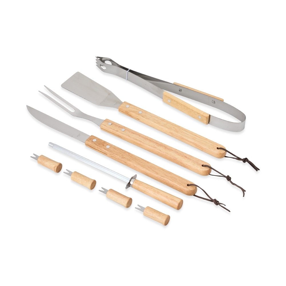 Kit Churrasco Personalizado com 8 Peças MB5184B - Imagem 4