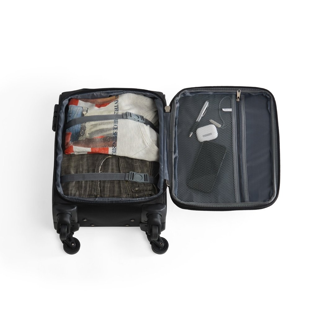 Mala de Bordo Personalizada Carry On 30L em Tecido com Logo MB6070P - Imagem 2