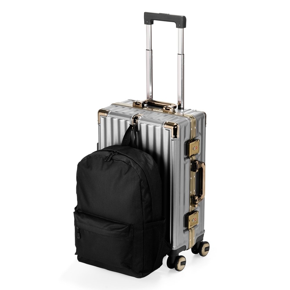 Mala de Bordo Personalizada Carry On 38L em Plástico Rígido com Logo MB6050 - Imagem 7