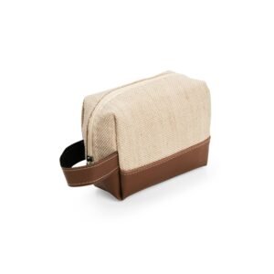 Necessaire Personalizada em Couro e Juta MB15294