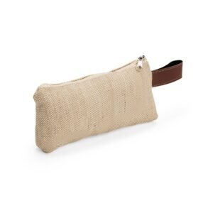 Necessaire Personalizada em Juta e Couro Sintético MB15295