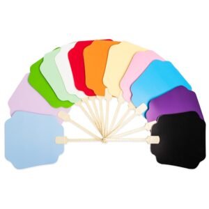 Leque de Papel Personalizado com Plástico MB2795