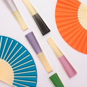 Leque de Papel Personalizado com Plástico MB6016B