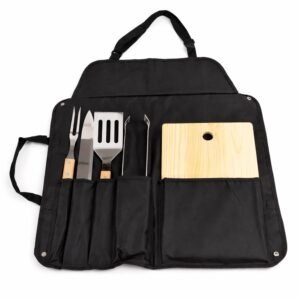 kit churrasco personalizado com 6 peças