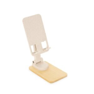 Suporte Retrátil para Celular em Fibra de Trigo e Bambu Personalizado MB9218