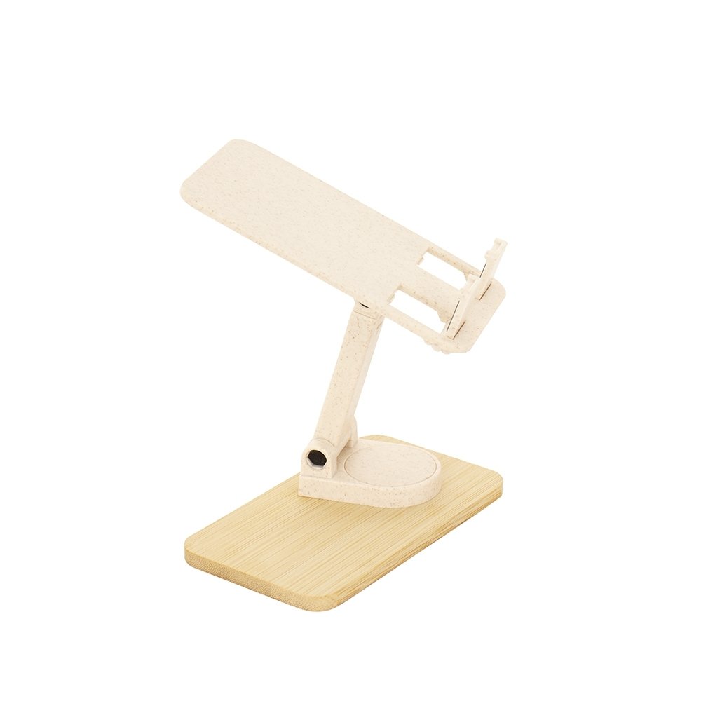 Suporte Retrátil para Celular em Fibra de Trigo e Bambu Personalizado MB9218 - Imagem 3