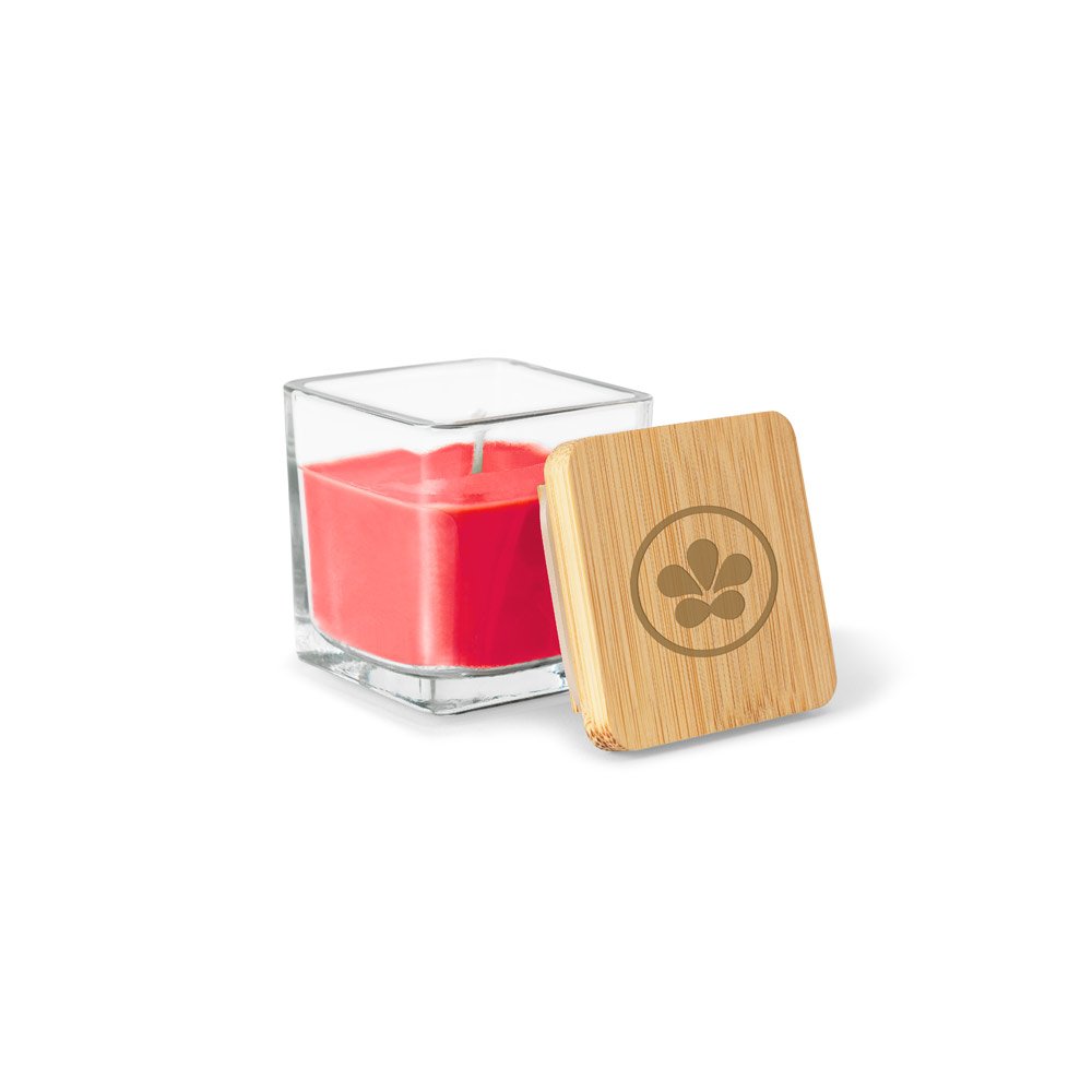 Vela Aromática em Copo de Vidro e Tampa de Bambu Personalizada MB95096 - Imagem 8