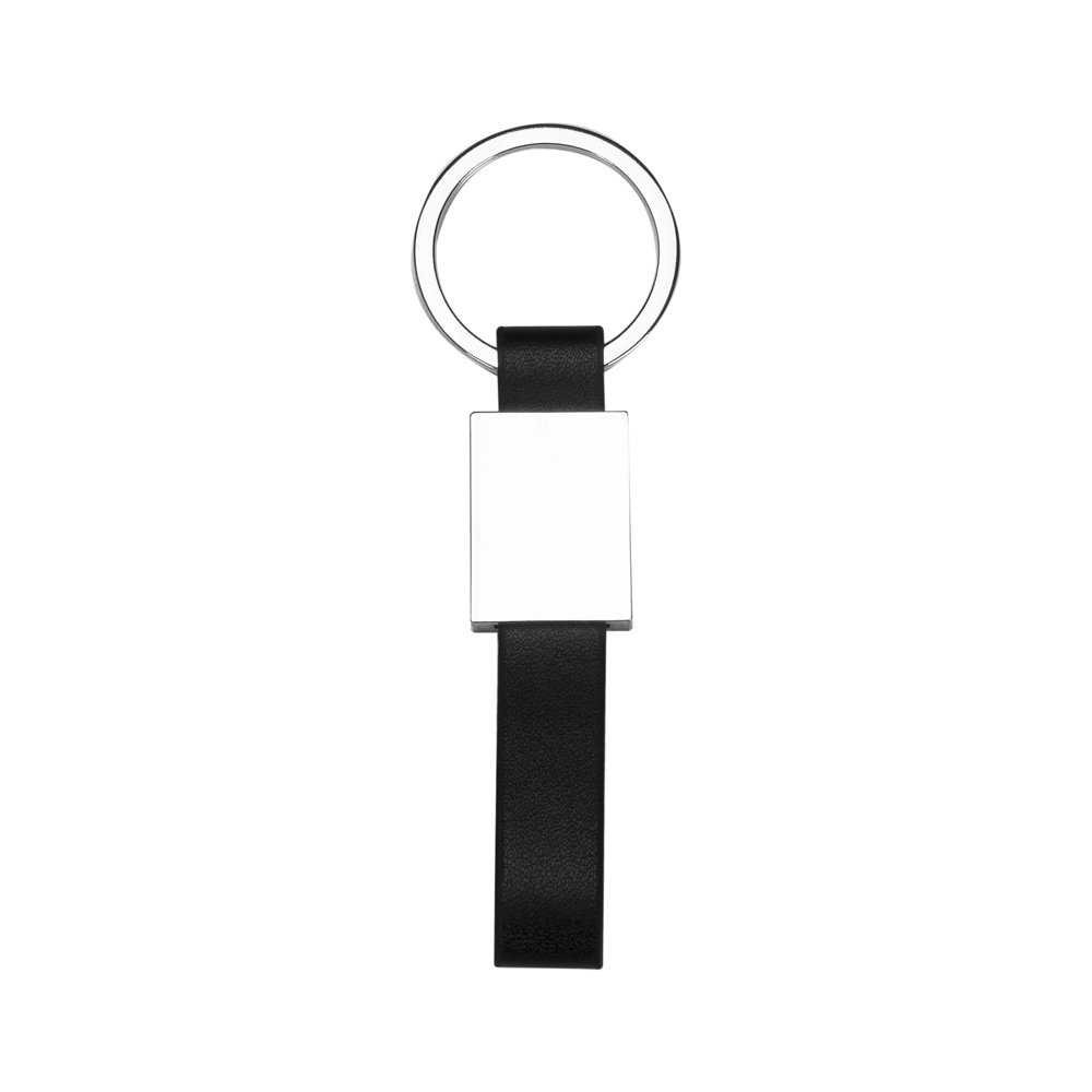 Chaveiro de Couro Sintético e Metal Personalizado MB10032 - Imagem 3