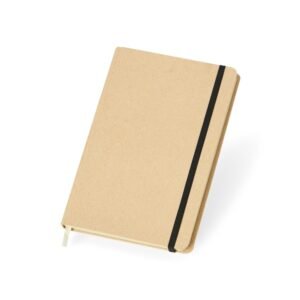 Caderneta Tipo Moleskine 14x21cm Kraft Personalizado Pautado MB14934P